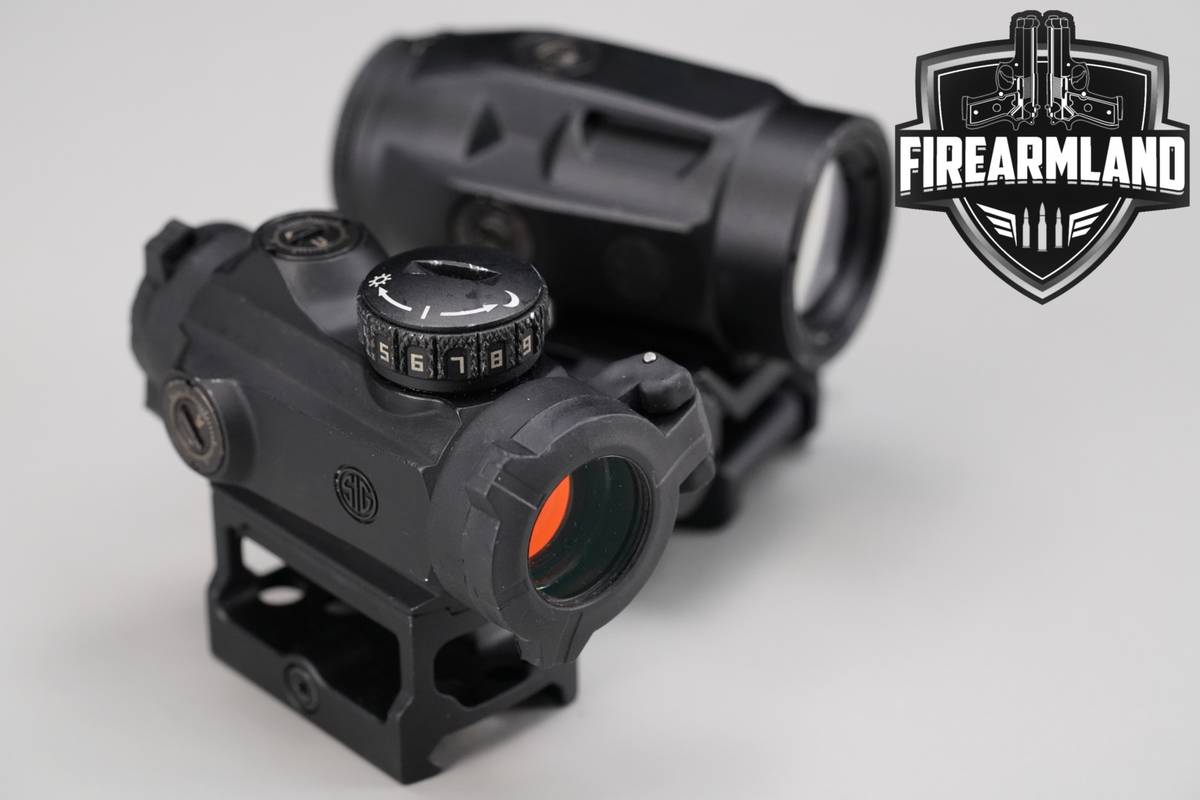 Sig Sauer Romeo-MSR 2 MOA Red Dot & Juliet3-Micro 3x Magnifier Combo