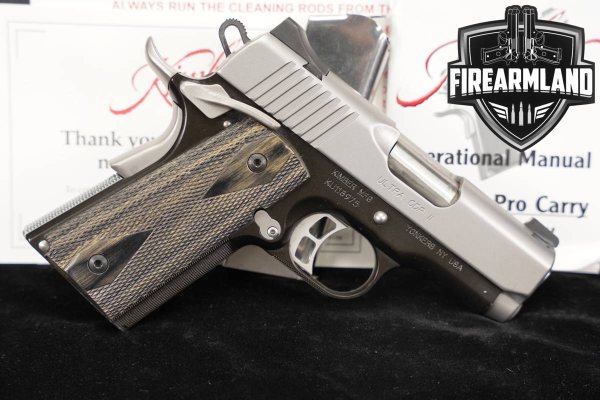 Kimber Ultra CDP II Custom Shop 45 ACP 1911 Two-Tone Stainless +ORIG CASE