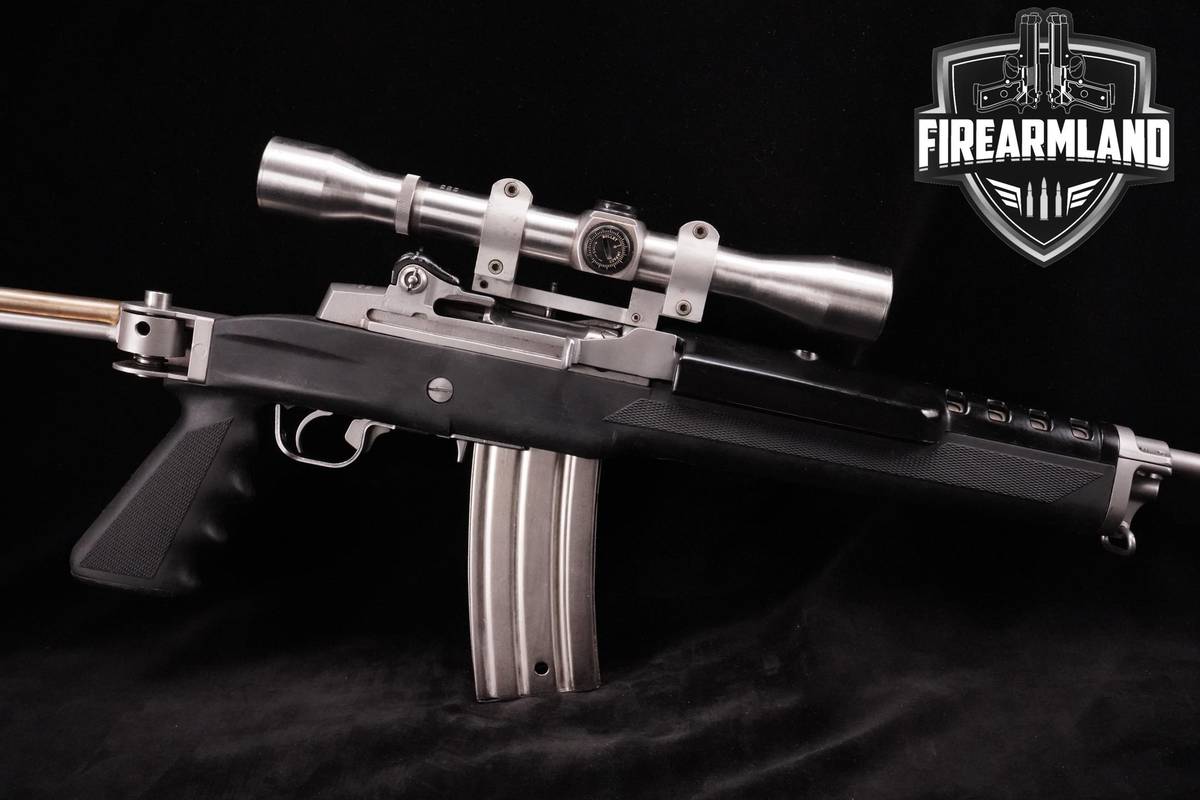 1983 Ruger Mini-14 223 Rem 18.5" Stainless +2 MAGS & OPTIC