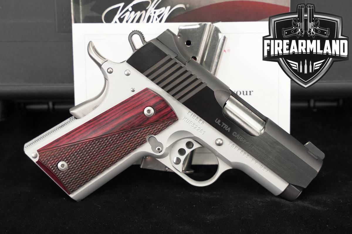 Kimber Ultra Carry II Two-Tone 9mm 1911 3" +2 MAGS & ORIG CASE
