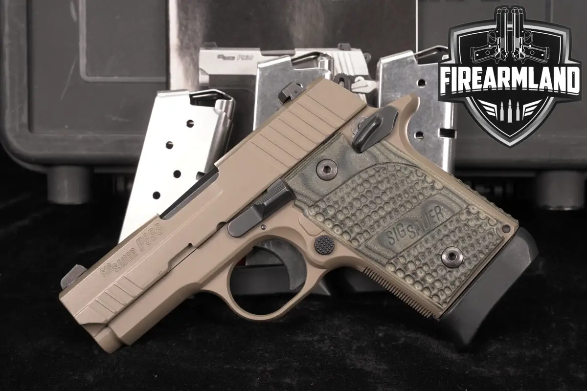 Sig Sauer P938 Scorpion 9mm 3.15" FDE P 938 +4 MAGS & ORIG CASE