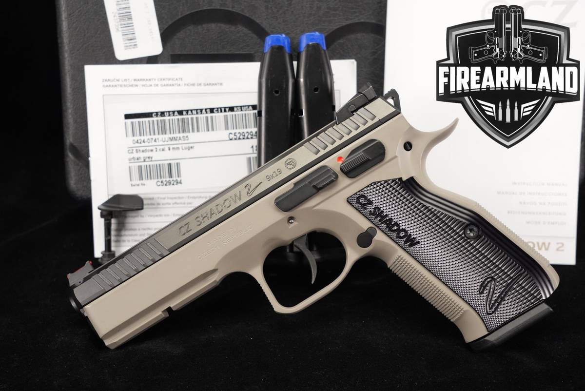CZ Shadow 2 Urban Grey 9mm 4.89" Shadow2 +3 MAGS & ORIG CASE
