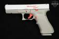 Glock G17 Gen 3 9mm Luger Two-Tone White & Gray in Very Good Condition Image 3