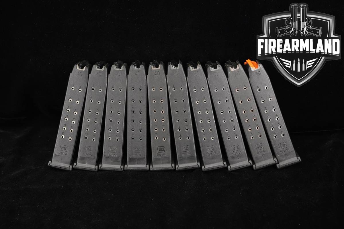 Glock TEN (10) 22 (G22) .40S&W 15-Round Magazines .40 S&W