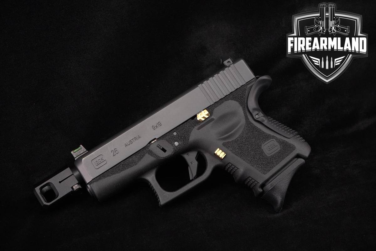 COMPENSATED Glock 26 Gen 3 TB 9mm 4.17" G26 Gen-3 +HOLSTER