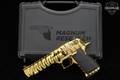 Magnum Research Desert Eagle MK XIX Tiger Stipe .44 Mag. Gold Tiger Stripe in Excellent Condition Image 2
