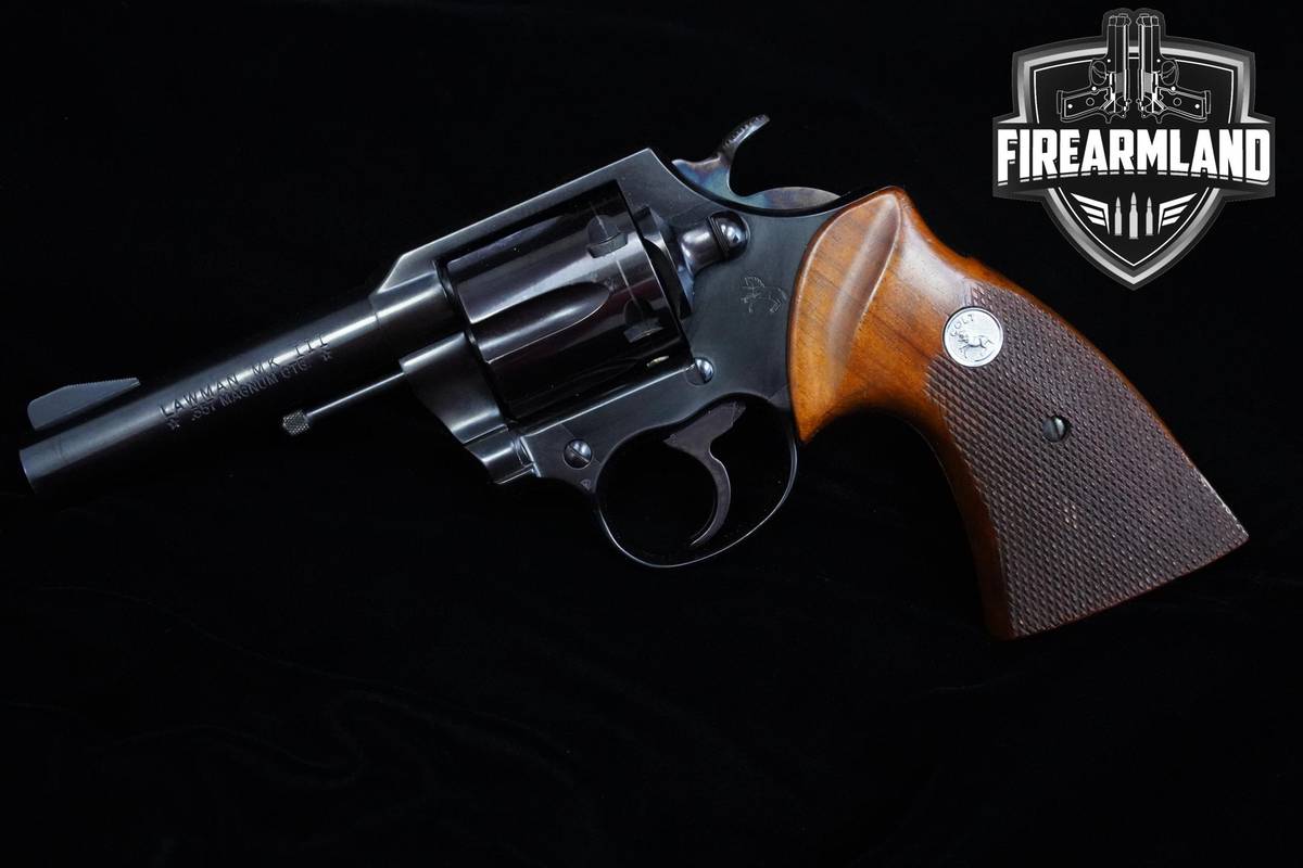 1970 Colt Lawman Mk III 357 Magnum 4" Colt-Lawman Mk-III MKIII Mark 3 DA/SA
