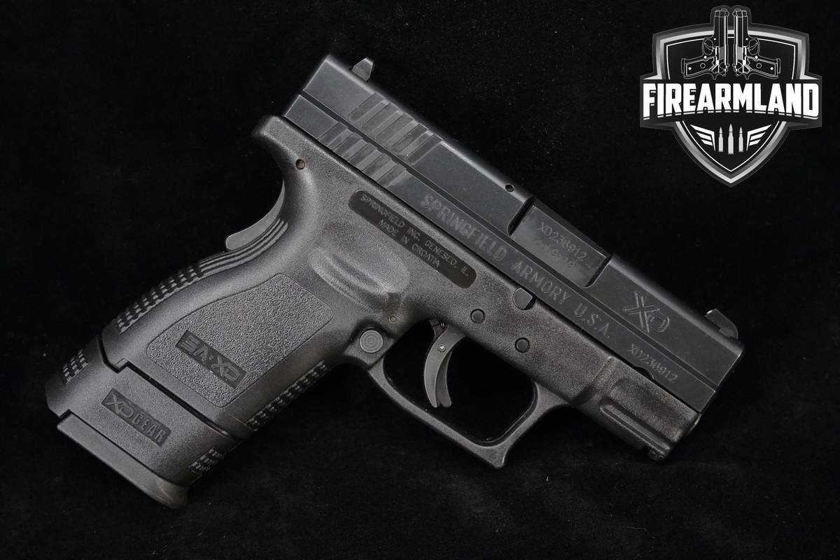 Springfield Armory XD-9 Sub-Compact 9mm Springfield XD-9 2 MAGS & ORIG CASE
