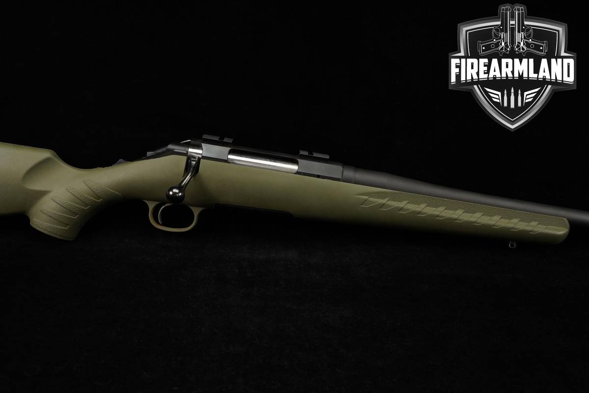 Ruger American Rifle Predator 6mm Creedmoor 22" Black & OD Green Threaded