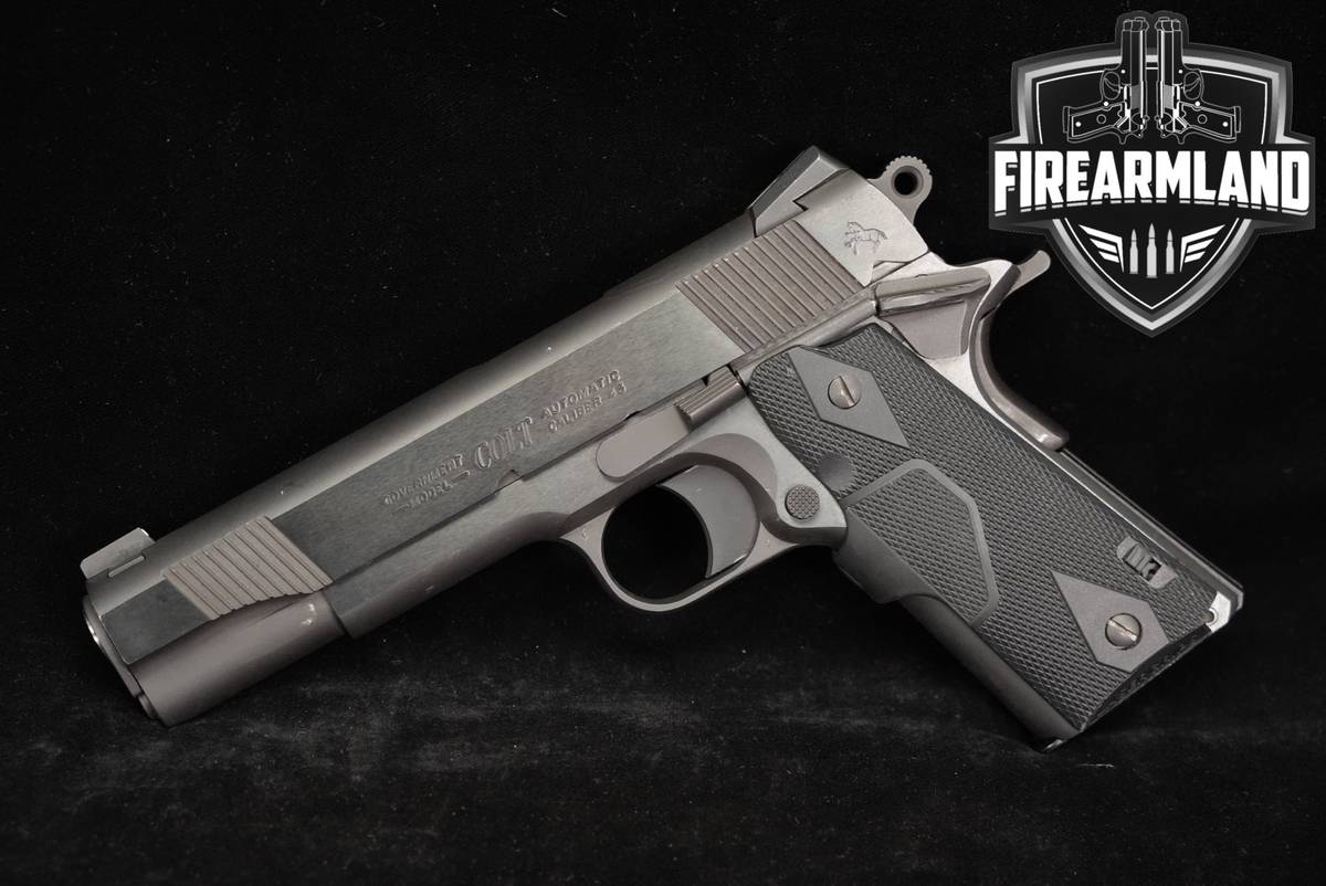 Colt Government Model 45 ACP 1911 5" Blued CT LASERGRIPS