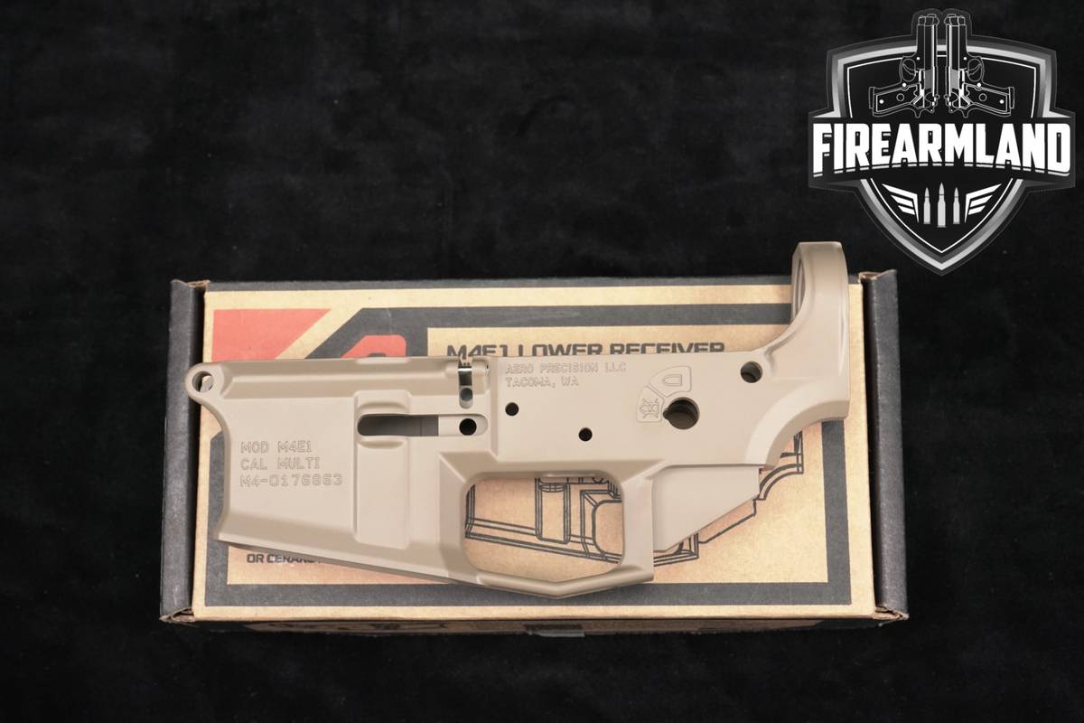Aero Precision M4E1 FDE Stripped Lower Rifle Lowers M4 E1 AR15 AR-15