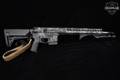 Stag Arms STAG-15 Fixed-magazine-style configuration .223 Wylde Gray/Black Camo in Very Good Condition Image 3