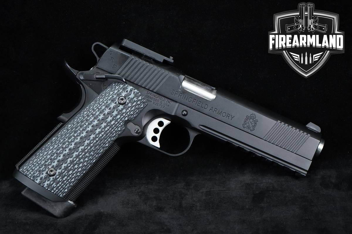 FBI ISSUE Springfield 1911 TRP Operator 45 ACP 5" 3 MAGS & OG CASE