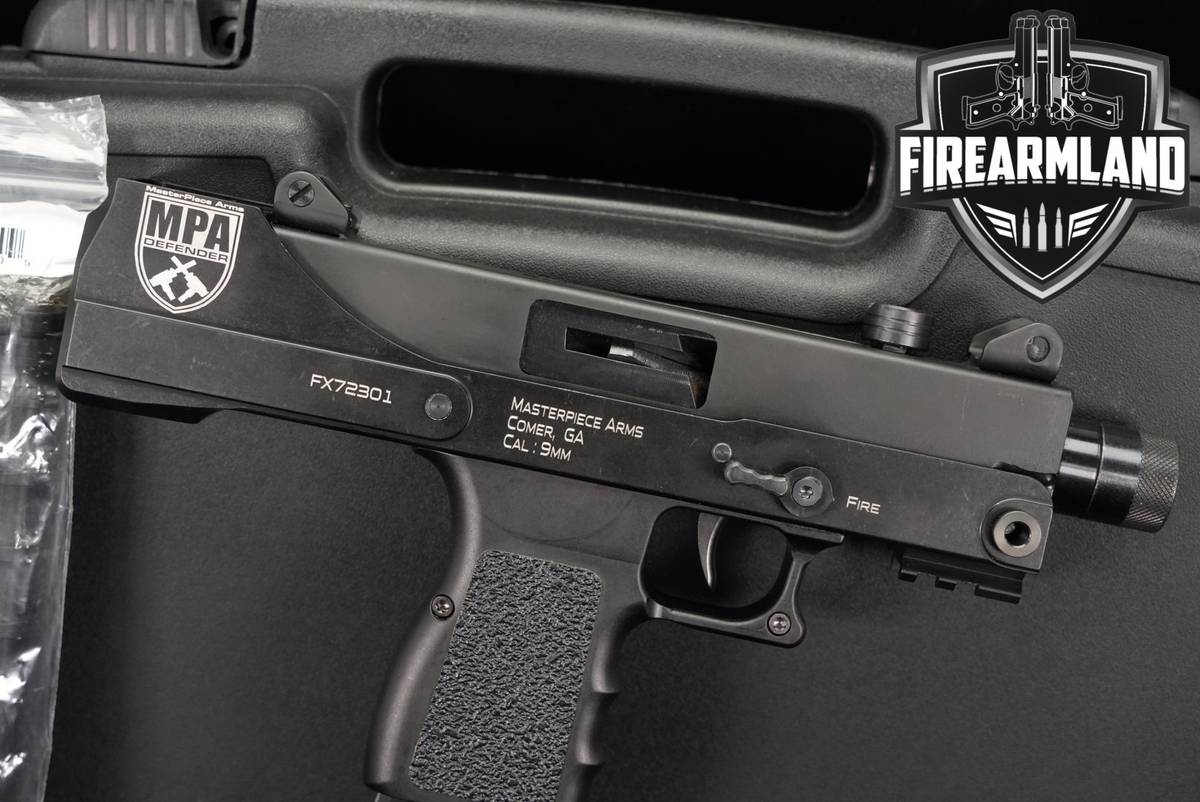 MasterPiece Arms MPA30T Defender 9mm THREADED MPA-30T +2 MAGS & ORIG CASE