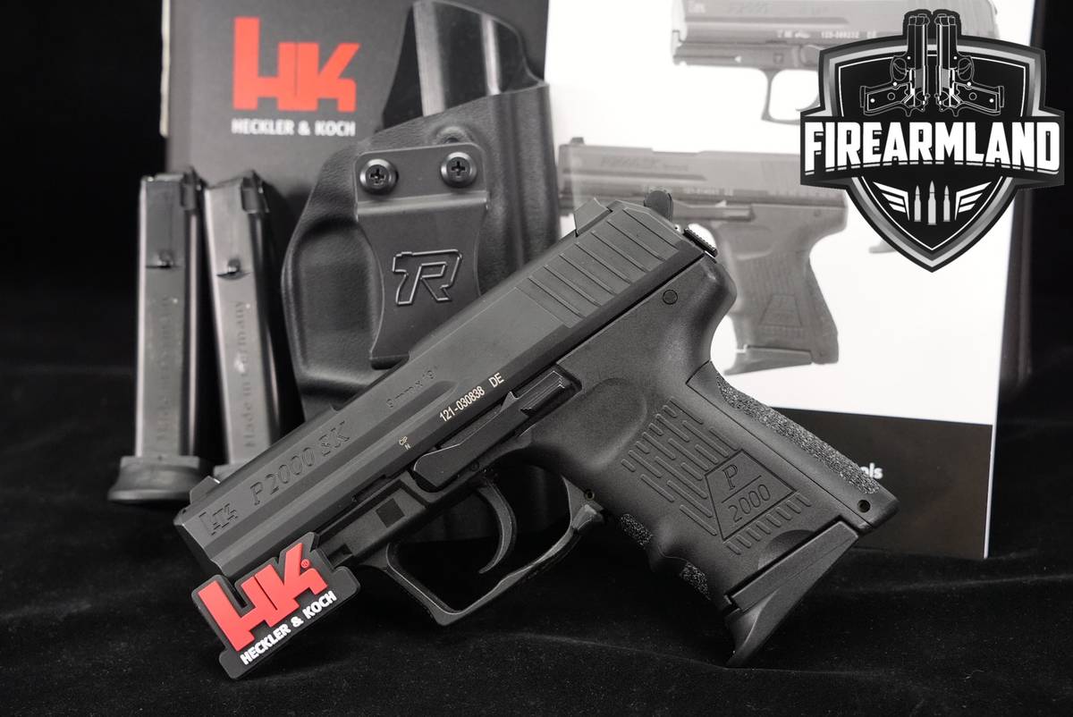 Heckler & Koch P2000 SK V3 9-mm H&K 3.27" P 2000 +3 MAGS & ORIG CASE