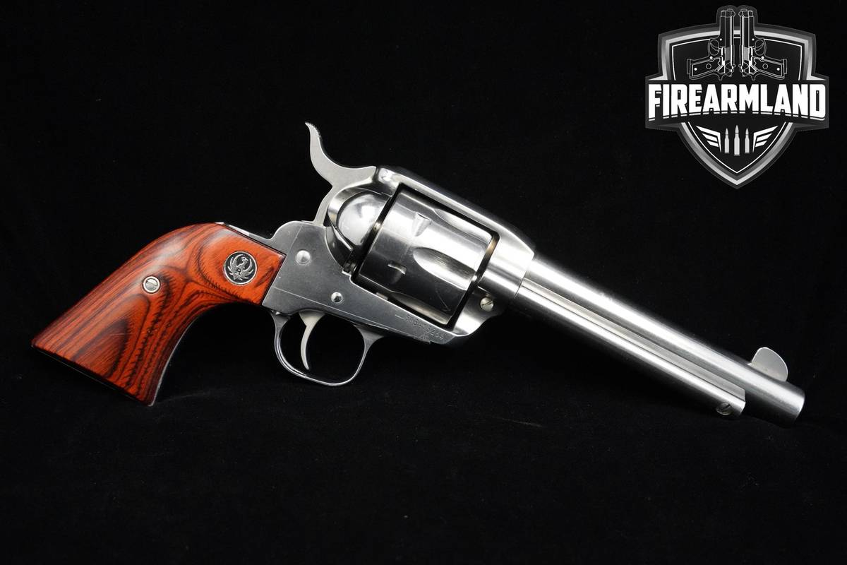 Ruger New Vaquero Stainless 357 Magnum 5.5" High-Gloss Stainless Ruger