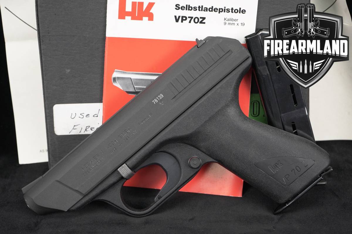 1982 Heckler & Koch VP70Z 9mm H&K VP-70 VP70-Z 4.6" +2 MAGS & ORIG CASE