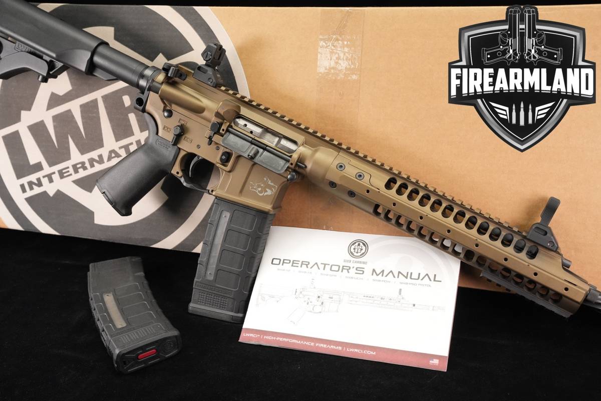 LIMITED LWRC SIX8-A5 Razorback II 6.8 SPCII AR15 AR-15 +2 MAGS & ORIG BOX