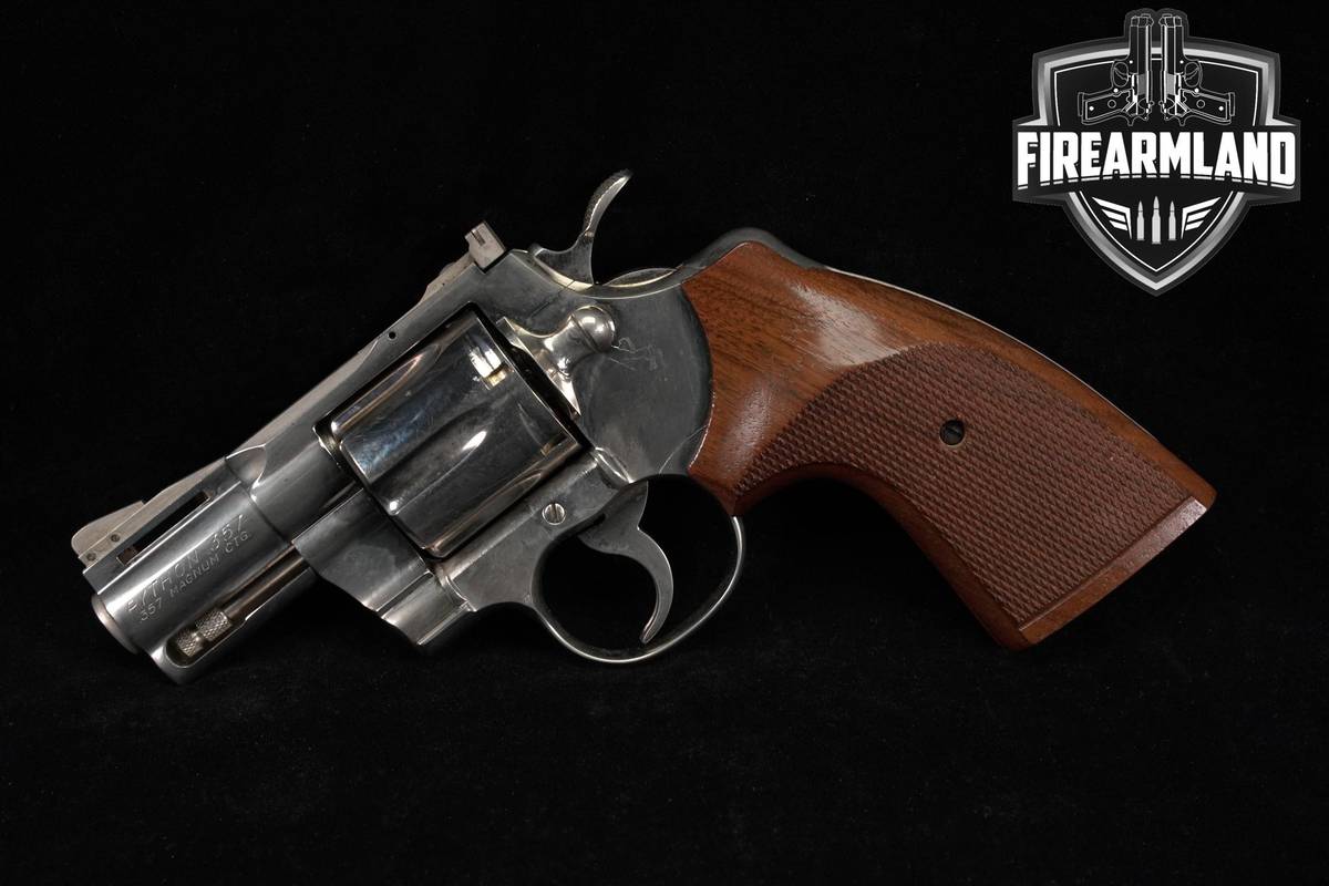VINTAGE 1964 Colt Python 357 Magnum 2.5" Bright Nickel Hand-Fit DA/SA