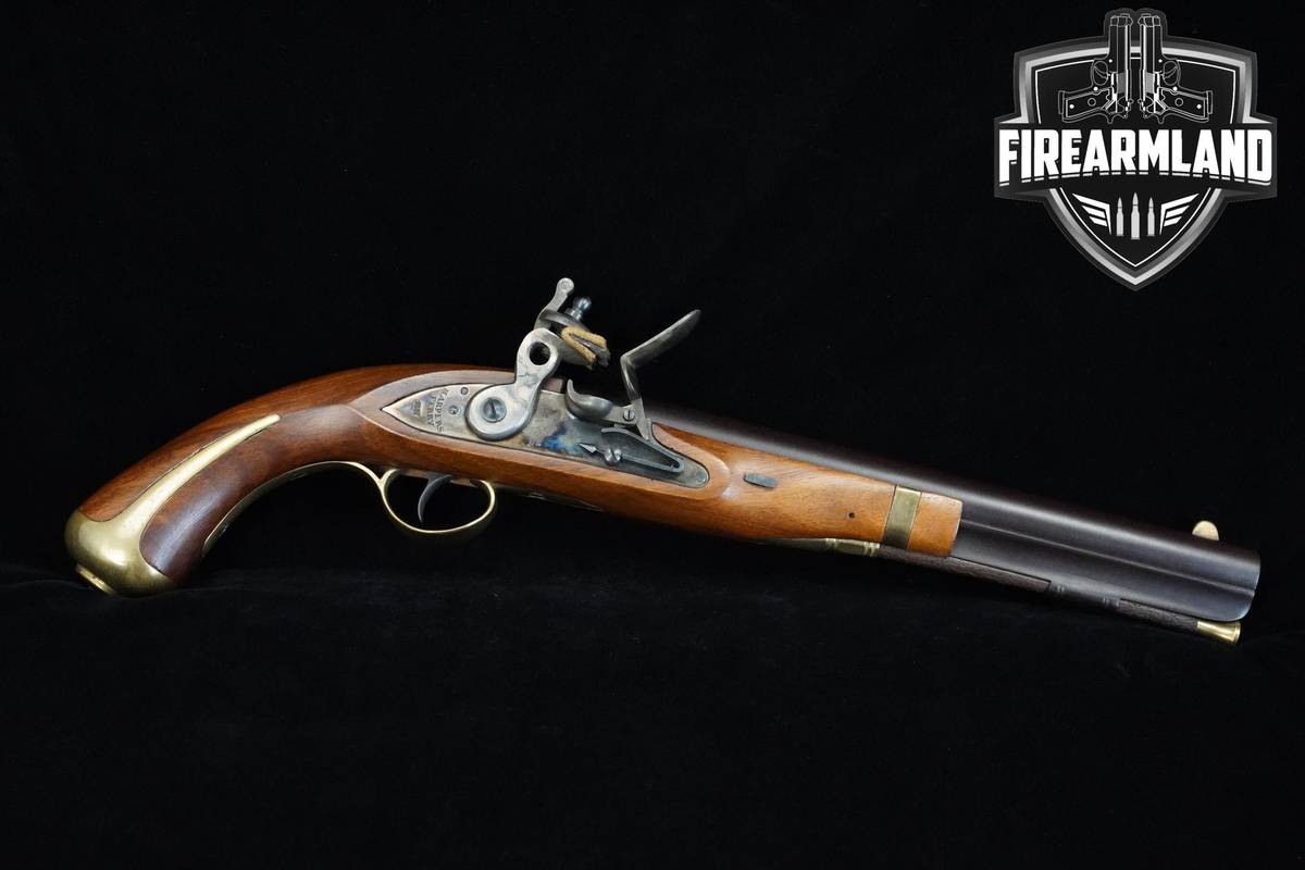1978 Pedersoli Model 1805 Harper's Ferry Flintlock Pistol 58 BPM +ORIG BOX