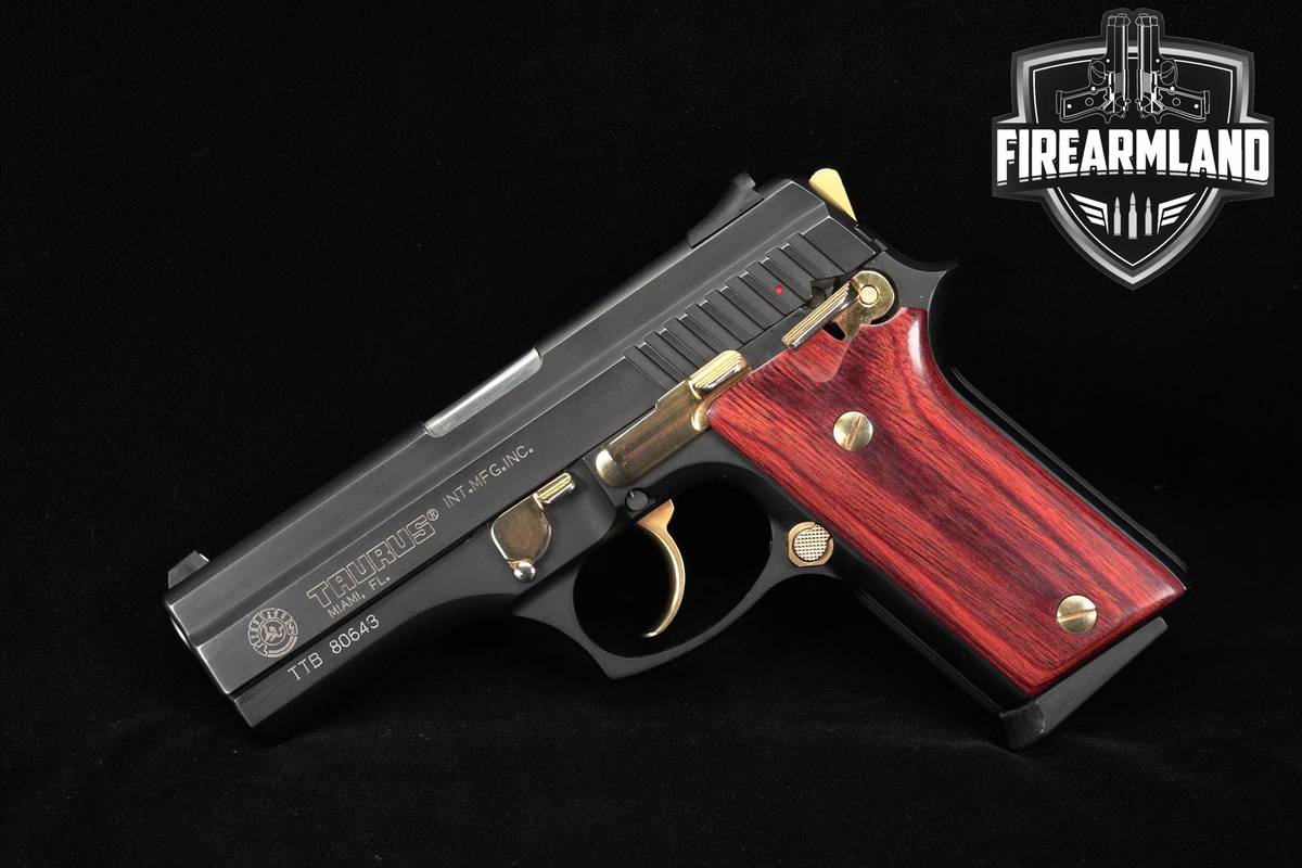 Taurus PT-911 9mm 4" Black/Gold PT911 Personal Defense Pistol +ORIG BOX