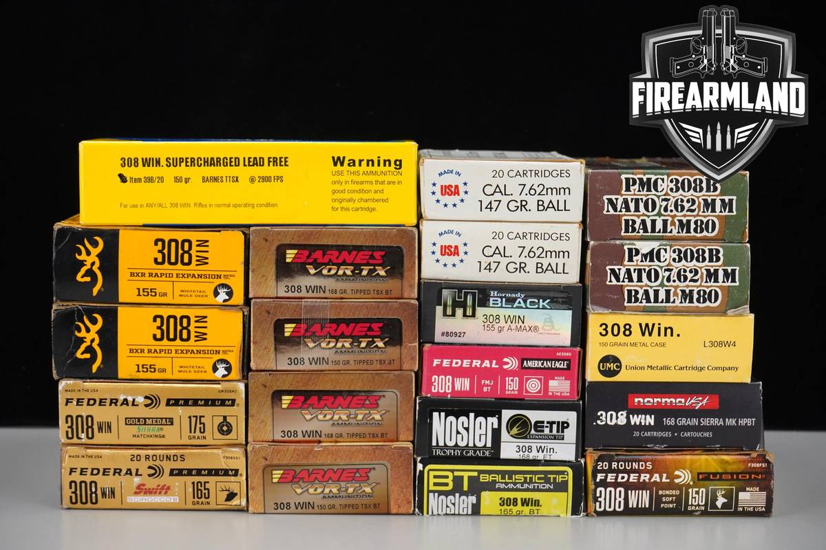 400 RDS! 308 Winchester Ammo 308Win