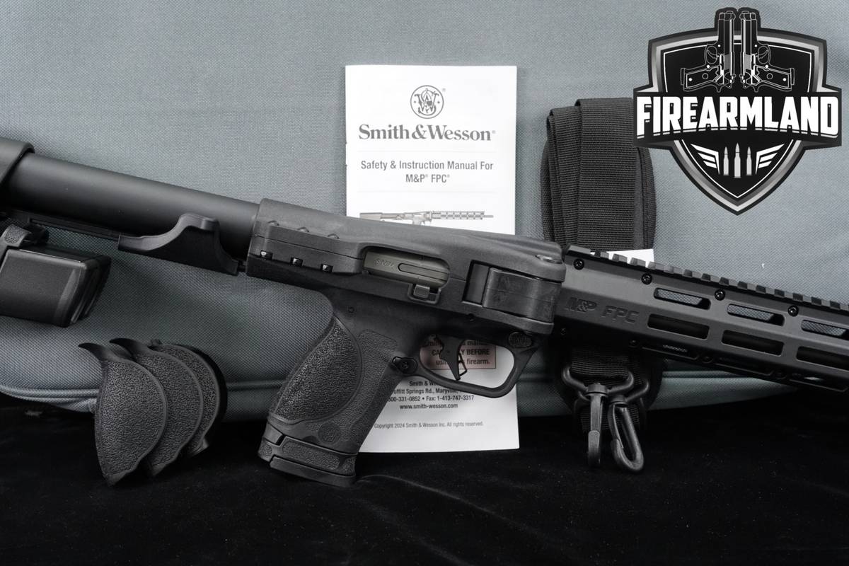 Smith & Wesson S&W M&P FPC 9mm Optics-Ready THREADED +3 MAGS & ORIG CASE