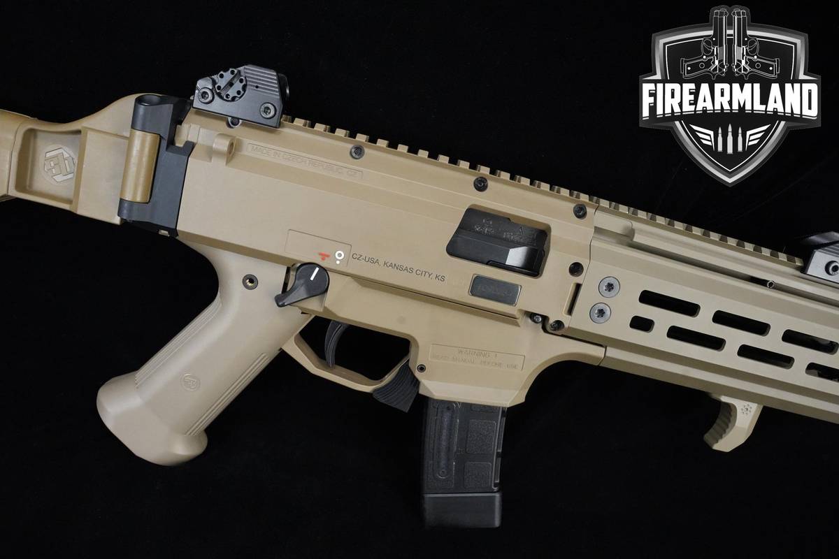 CZ Scorpion Evo 3 S1 9mm 7.5" FDE CZ-Scorpion-Evo-3-S1 +2 MAGS & ORIG BOX