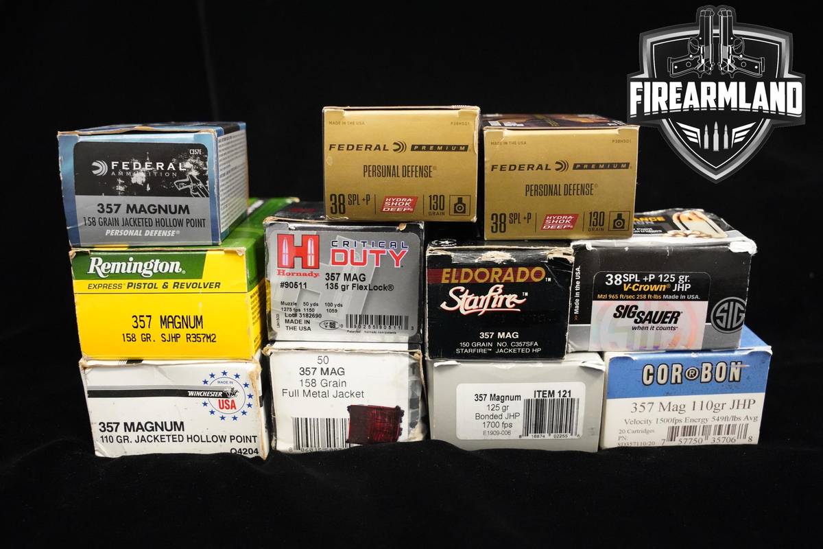 .357 Mag / .38 Spl +P Ammo 315 ROUNDS