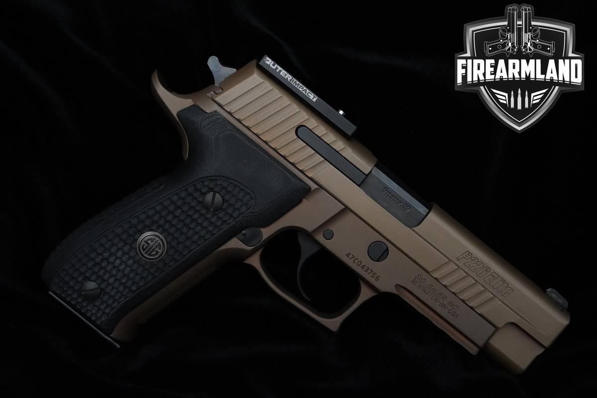 Sig Sauer P226 Elite Emperor Scorpion 9mm 4.3" P226 P-226 Elite +ORIG CASE