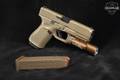 Glock G19 Gen5 MOS 9mm Luger FDE (Flat Dark Earth) in Good Condition Image 2