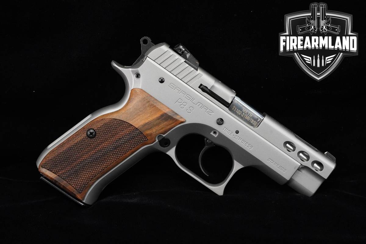 Sarsilmaz SAR P8S Stainless 9mm 3.8" +2 MAGS & ORIG CASE