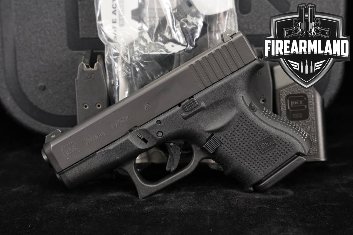 Glock 27 Gen4 G27 Gen 4 GNS 40 S&W 3.43" +3 MAGS & ORIG CASE