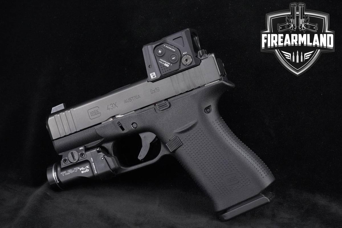 CARRY READY Glock 43X COA 9mm Glock-43X +2 MAGS, OG CASE, OPTIC & HOLSTER