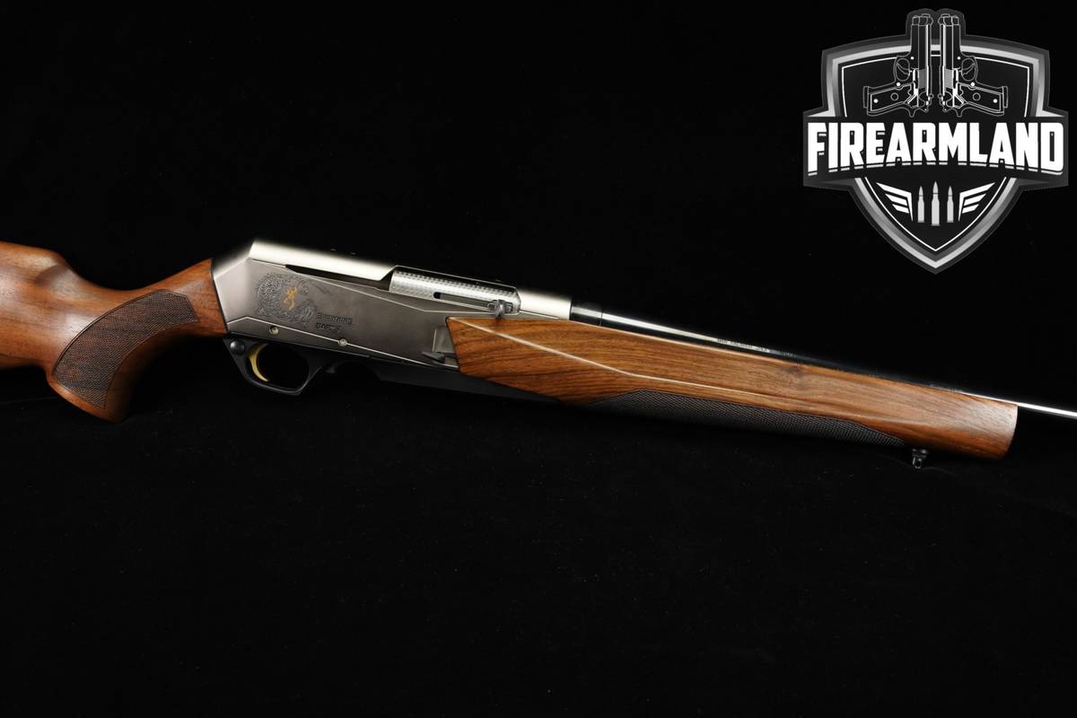 Browning BAR MK 3 243 Win 22 Satin Nickel & Walnut Mark III