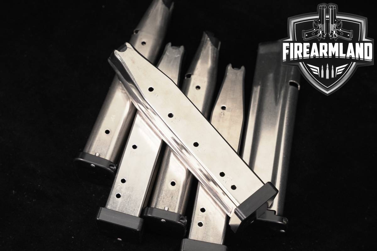 Atlas Gunworks SIX (6) 2011 DS 1911 21 Round Magazines 9mm Luger Mags