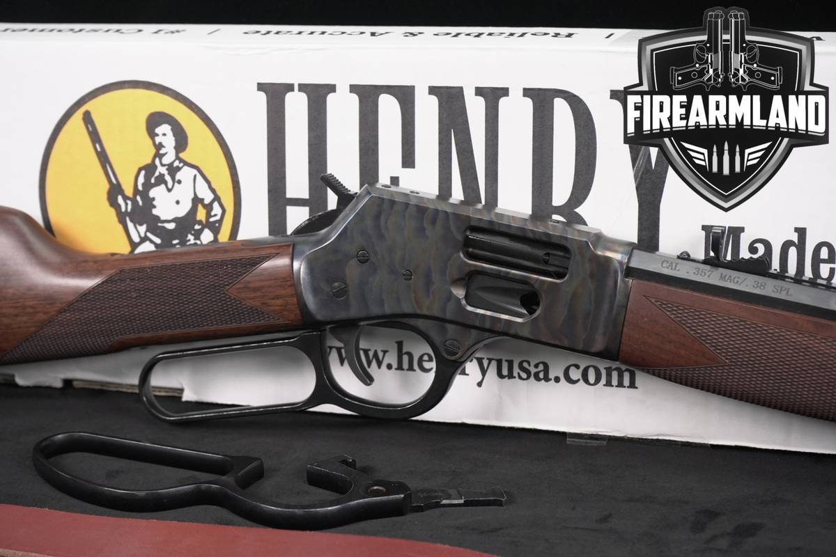 Henry Big Boy Color Case Hardened Side Gate Carbine 357 Magnum +ORIG BOX