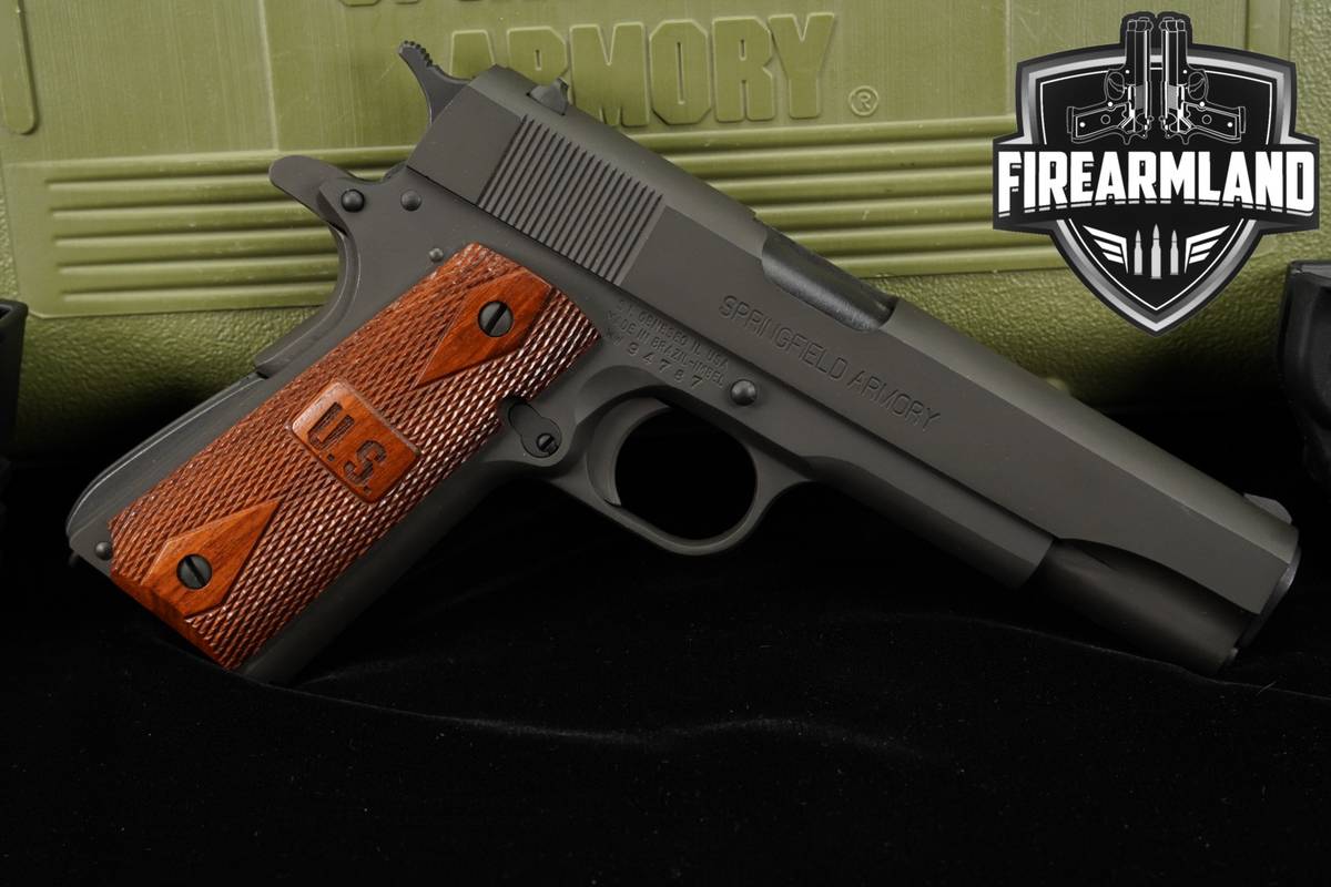 Springfield Armory Model 1911-A1 GI 45 ACP Parkerized 1911A1 +ORIG CASE