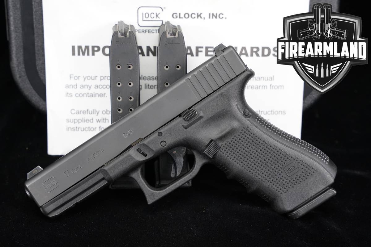 Glock 17 Gen4 9mm G17 Gen-4 +3 MAGS & ORIG CASE