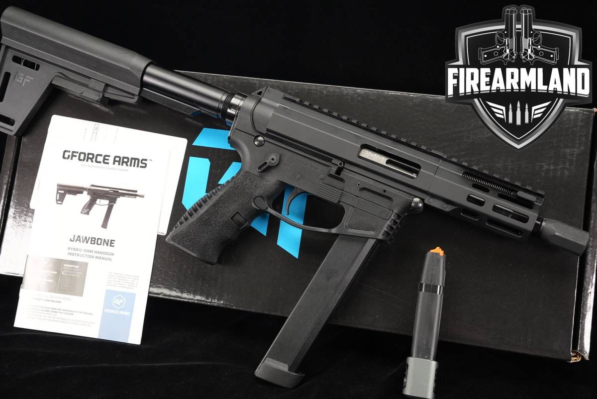 GForce Arms Jawbone Hybrid 9mm AR-9 AR9 PCC GLOCK MAG +2 MAGS & ORIG BOX