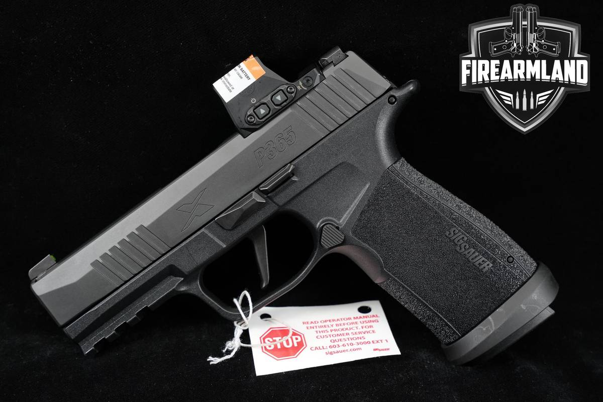 LIKE-NEW Sig Sauer P365 XMacro Agency Vault ROMEO-X 9mm 3.7" +OPTIC