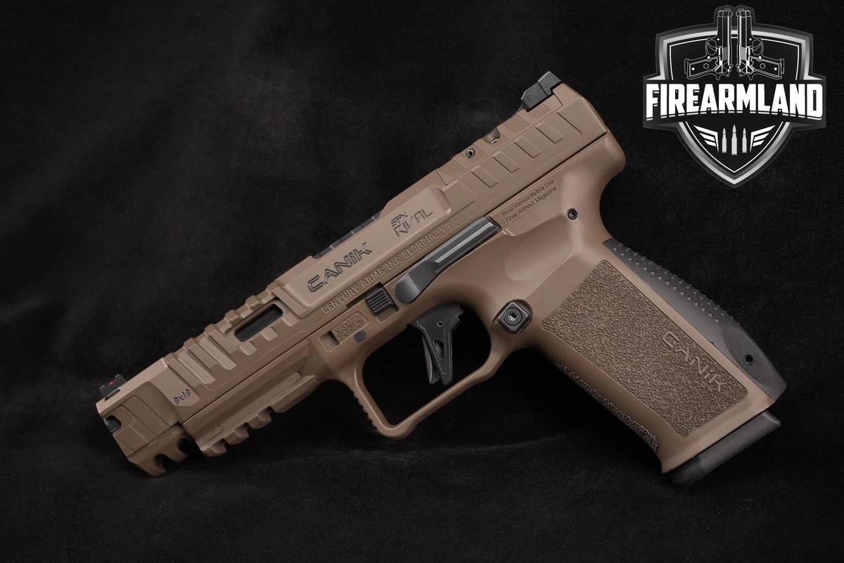 Canik SFx Rival Patriot Brown 9mm 5" +2 MAGS, OG CASE & HOLSTER