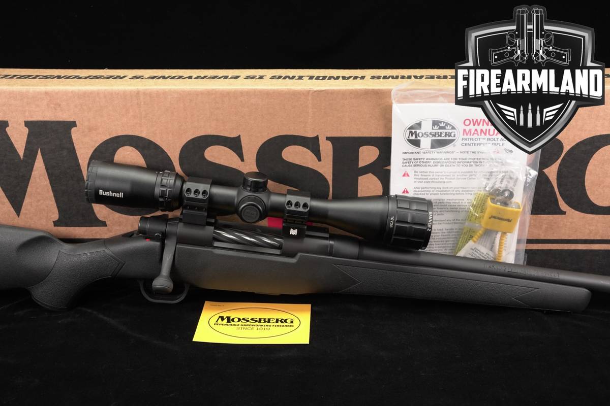 Mossberg Patriot Synthetic 400 Legend 20" +ORIG BOX, BUSHNELL SCOPE