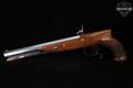 2012 Davide Pedersoli Mortimer Percussion Pistol .44 Polished Steel & Walnut in Excellent Condition Image 3