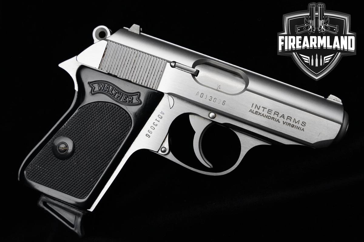 Walther PPK Stainless 380 ACP 3.3" Stainless Pistol STAINLESS STEEL 2MAGS