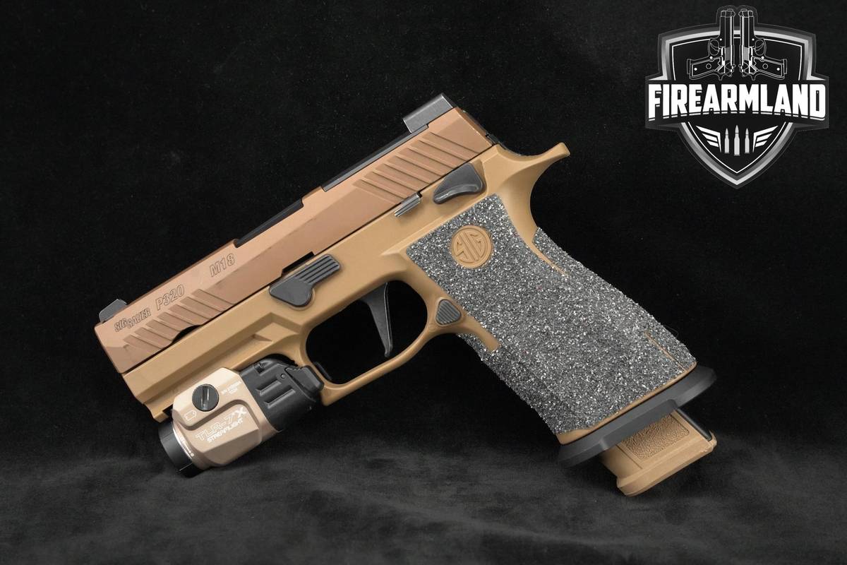 Sig Sauer P320-M18 9mm Coyote PVD Sig-Sauer P320-M18 P-320 M-18 +ORIG CASE