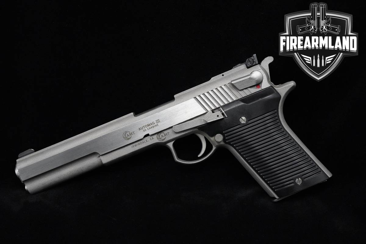 DESIRED AMT Automag III 30 CARBINE 1911 Stainless Steel AMT Automag-3 1911