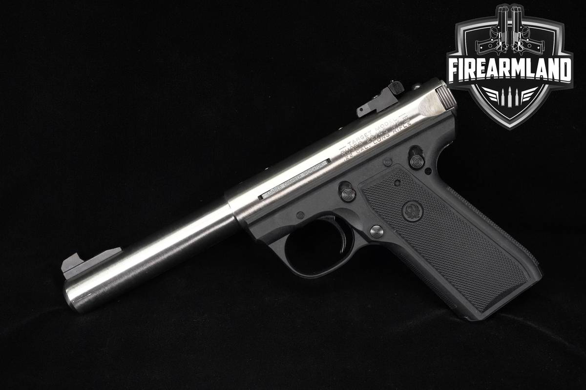 Ruger 22/45 Mark III Target MKIII MK3 22LR 5.5 Two-Tone Brushed Stainless