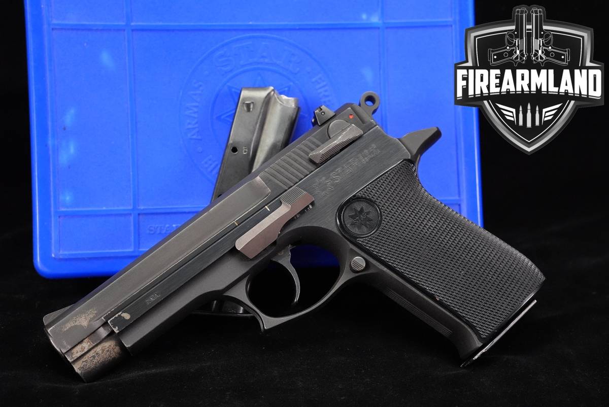 Star Model 30M 9mm 4.25" Blued 30-M PNA STAMPED +2 MAGS & ORIG CASE