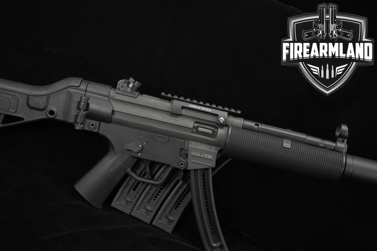 German Sport Guns GSG-522 SD Carbine 22LR Stainless & Synthetic +4 MAGS